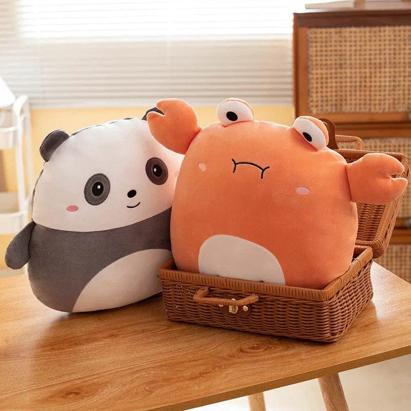 Peluche squishmallow panda blanc petit et mignon